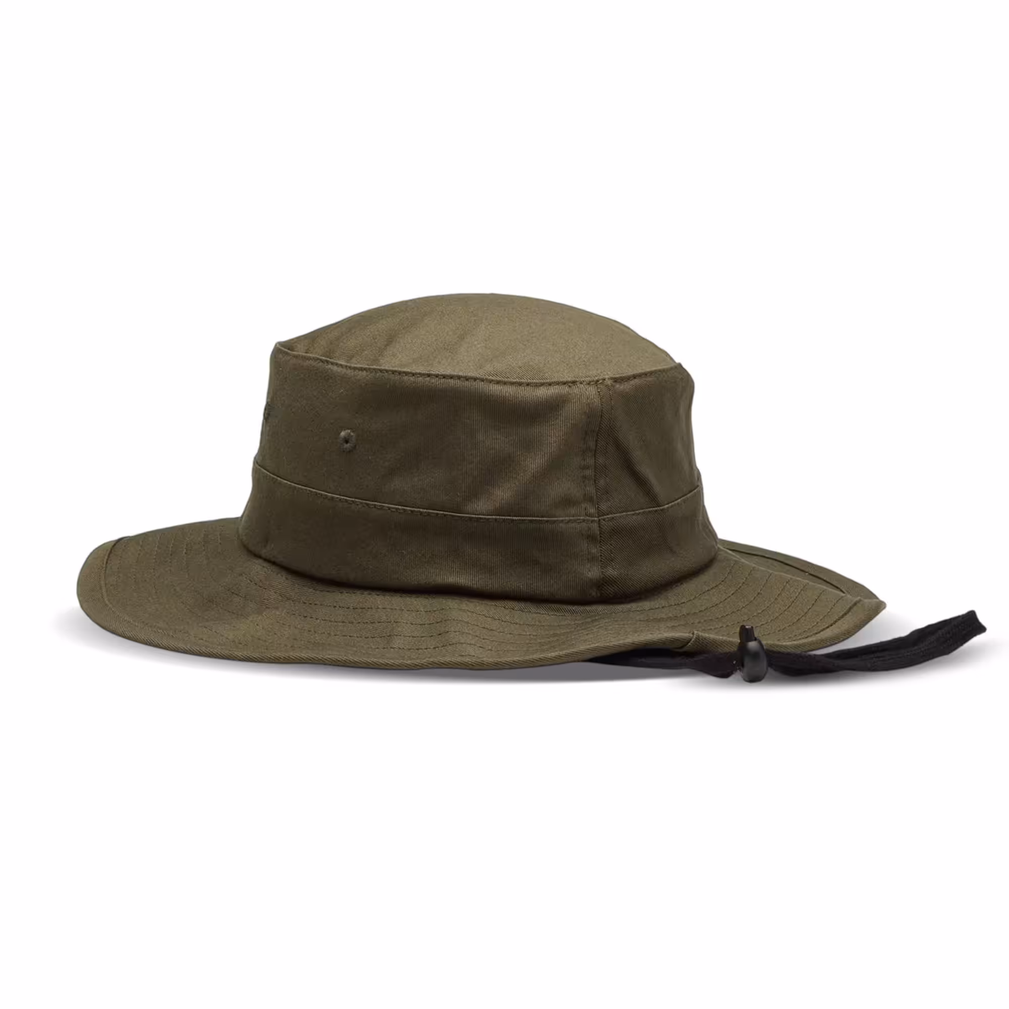 Sombrero Fox Base verde oliva, vista lateral