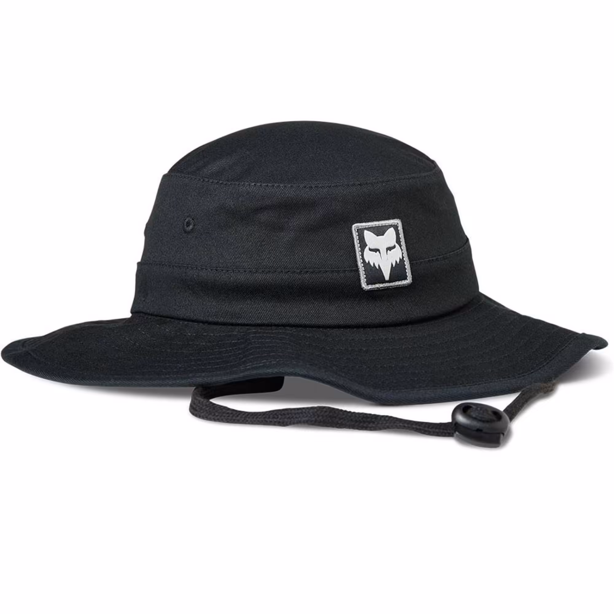 Sombrero Fox Traverse negro con cordón, vista frontal