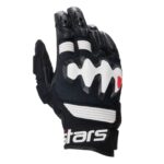 Guantes Alpinestars Halo - M, blanco/negro | Motique Guatemala