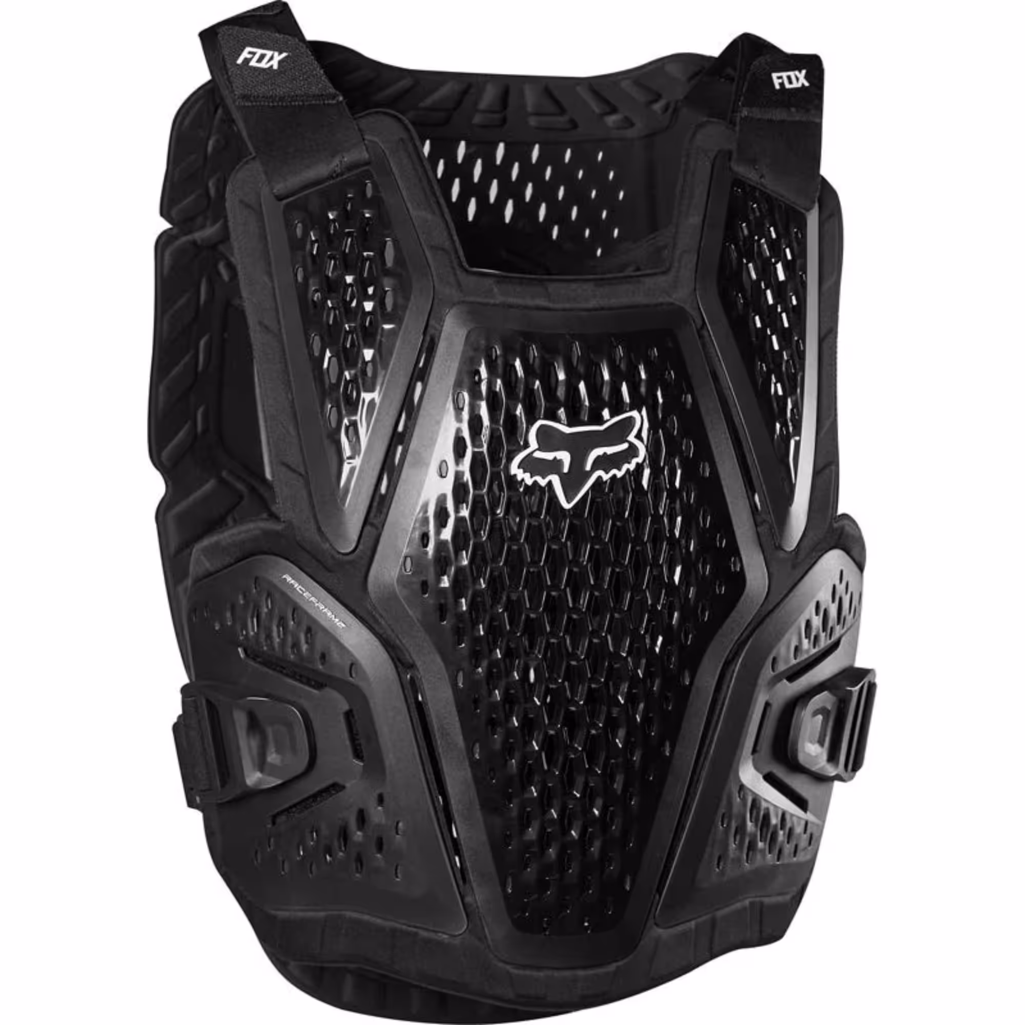 Pechera Fox Raseframe - L/XL, Negro | Motique Guatemala