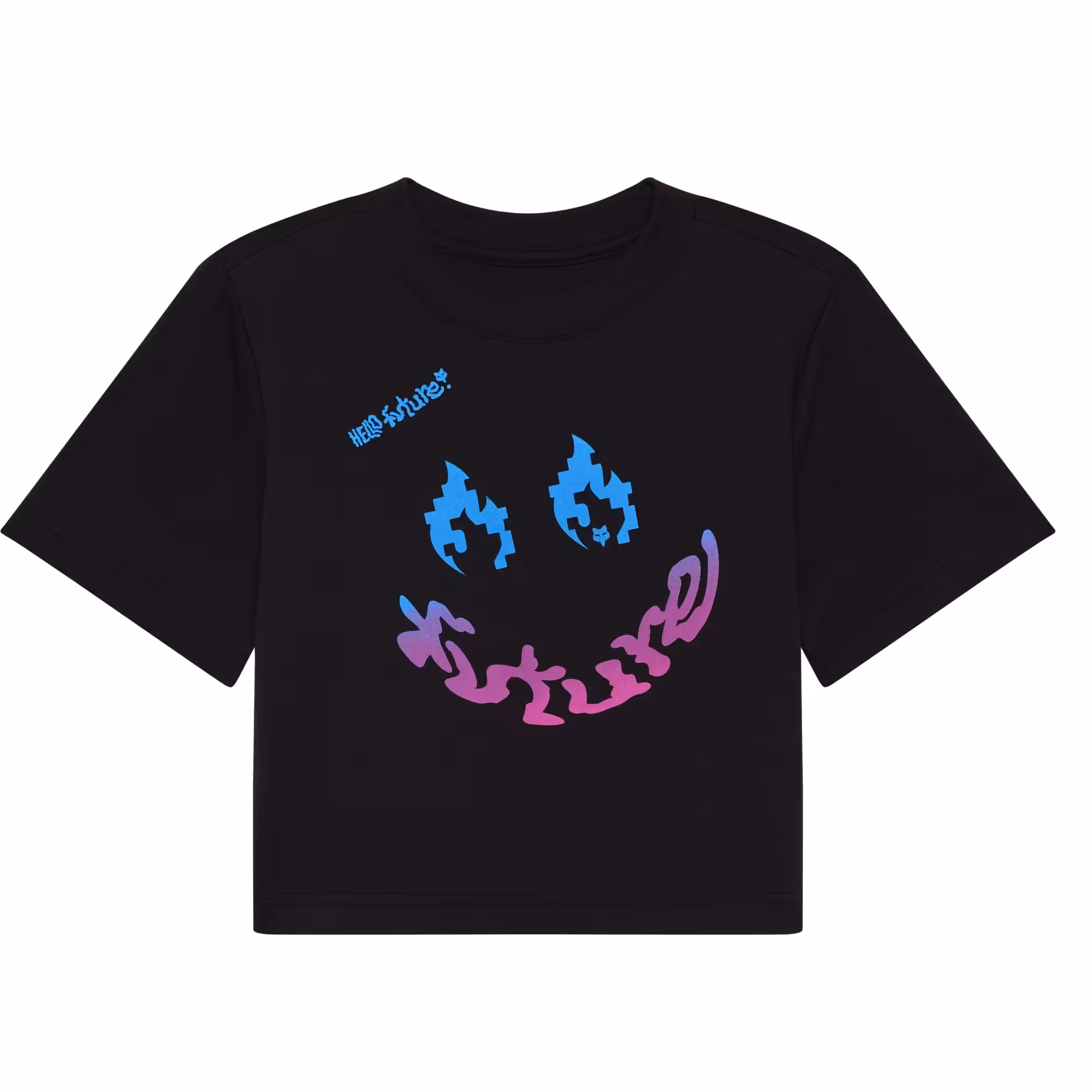 Blusa Fox Hello Future - XS, Negro | Motique Guatemala