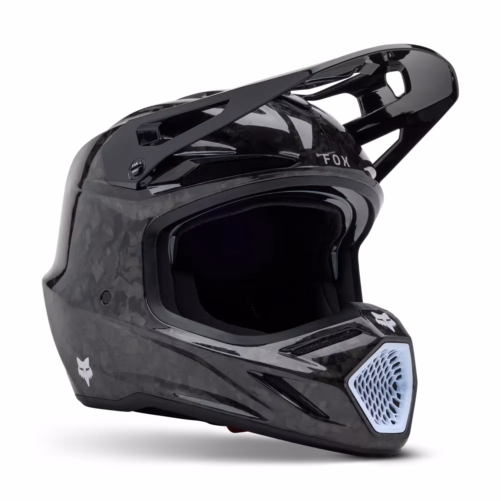 Casco Fox V3 RS Carbon Solid | Motique Guatemala