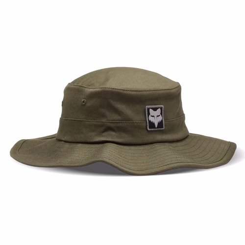 Sombrero Fox Base verde oliva, vista lateral